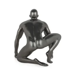 Statues & Sculptures Figurative|Table Top^Shadow Protector 24cm Anthracite Resin Indoor Sculpture