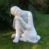 Statues & Sculptures Buddha^Sleeping Buddha 60cm Marble Resin Garden Ornament