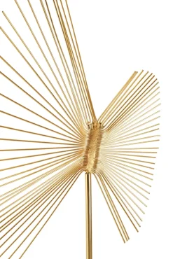 Statues & Sculptures Table Top|Abstract^Solar Flare 66cm Gold Metal Indoor Sculpture