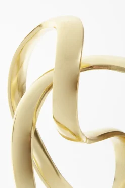 Statues & Sculptures Table Top|Abstract^Spiral Symphony 34cm Gold Metal Indoor Sculpture