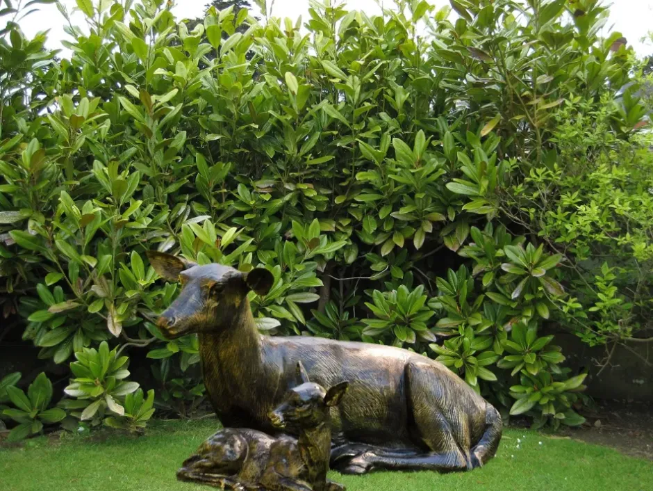 Statues & Sculptures Stags & Deers^Stag Doe & Fawn Collection Bronze Metal Garden Statues