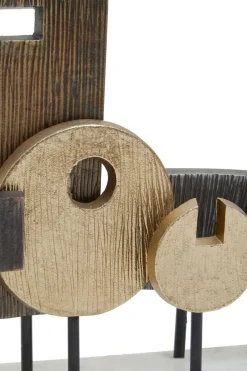 Statues & Sculptures Table Top|Abstract^Symbolic 34cm Metal Indoor Sculpture