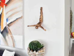 Statues & Sculptures Figurative|Wall Art^The Diver 55cm Bronze Resin Wall Sculpture