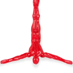 Statues & Sculptures Figurative|Wall Art^The Diver 55cm Red Resin Wall Sculpture