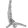 Statues & Sculptures Figurative|Wall Art^The Diver 55cm Silver Resin Wall Sculpture