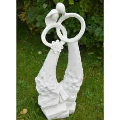 Statues & Sculptures Modern^The Wedding Modern Poly Resin Garden Statue