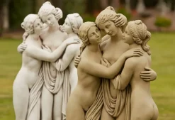 Statues & Sculptures Greek^Three Graces Portland Stone Garden Statue