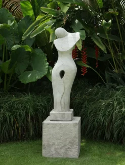 Statues & Sculptures Contemporary^Timeless Contemporary Stone Garden Sculpture