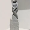 Statues & Sculptures Contemporary^Twin Flame Contemporary Stone Garden Sculpture