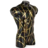 Statues & Sculptures Figurative|Table Top^Valiant Torso 50cm Black Resin Indoor Sculpture