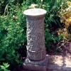 Statues & Sculptures Plinths & Pedestals^Vine Column Stone Garden Pedestal