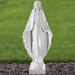 Statues & Sculptures Virgin Mary^Virgin Mary 41cm Marble Resin Garden Statue