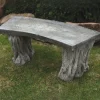 Statues & Sculptures Stone Benches^Woodlands Design Stone Garden Bench
